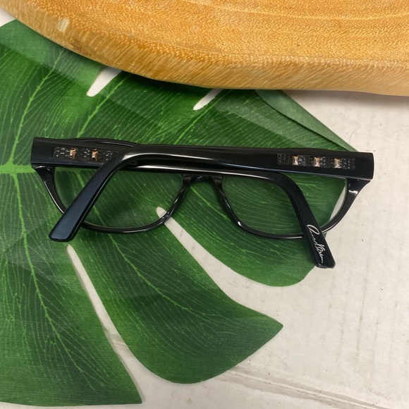 Anne Klein Retro Deco Cat Eye Eyeglasses Frames - Picture 2 of 12